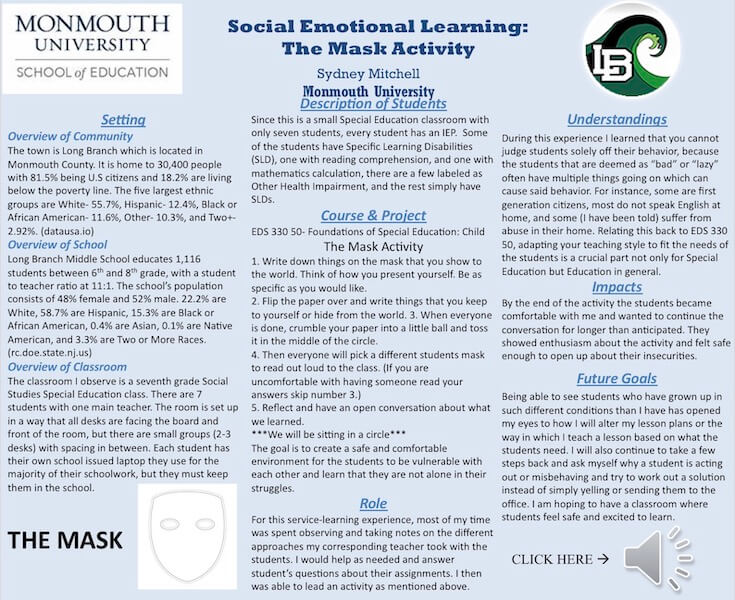 Social Emotional Learning: The Mask Activity