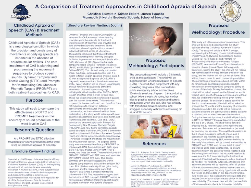 thumbnail for A Comparison of Treatment Approaches in Childhood Apraxia of Speech
