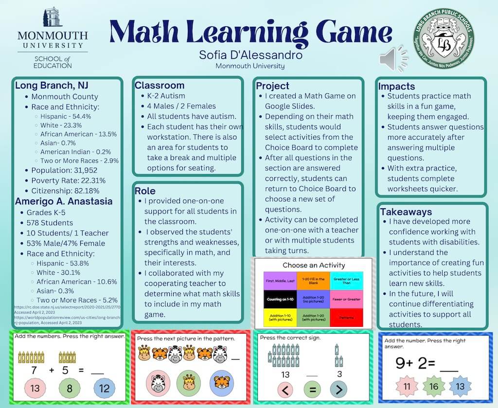 Math Learning Game