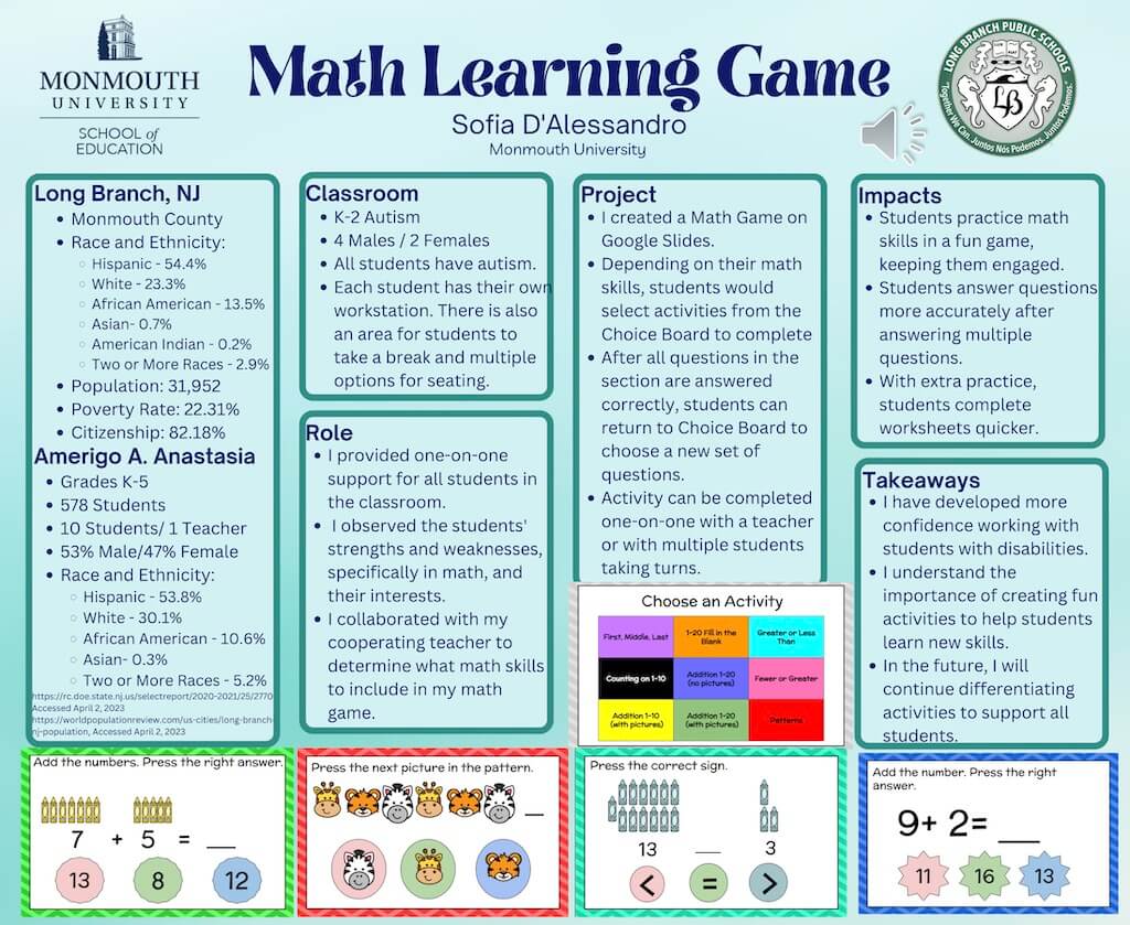 Math Learning Game