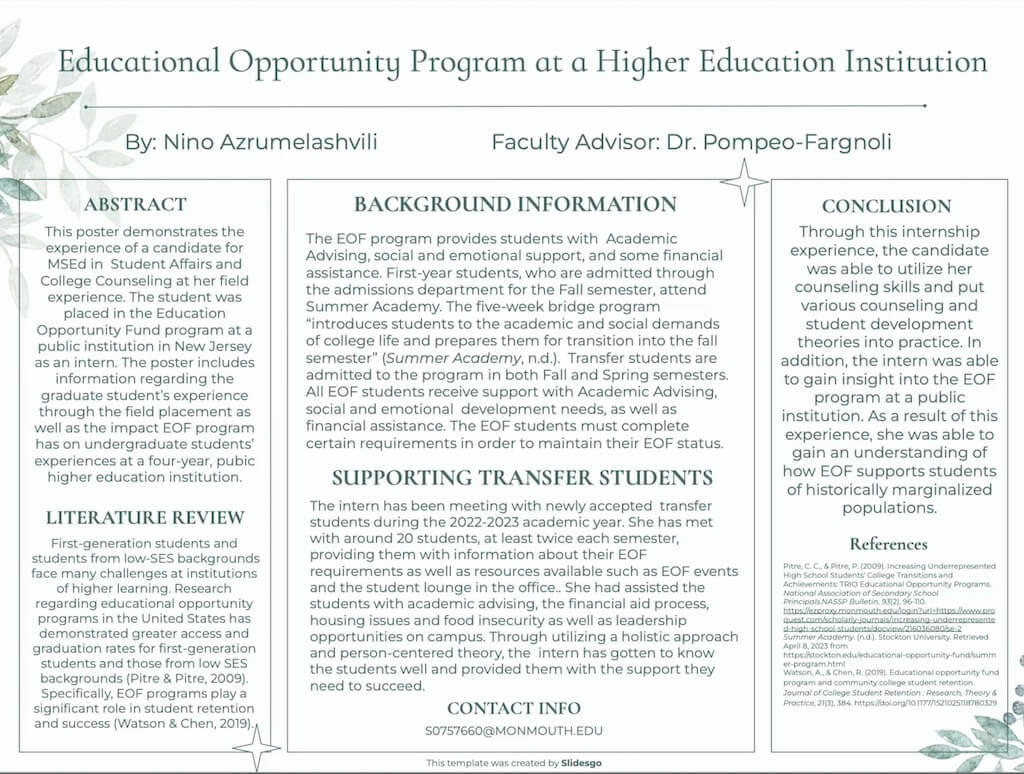 Thumbnail for Educational Opportunity Program at a Higher Education Institution