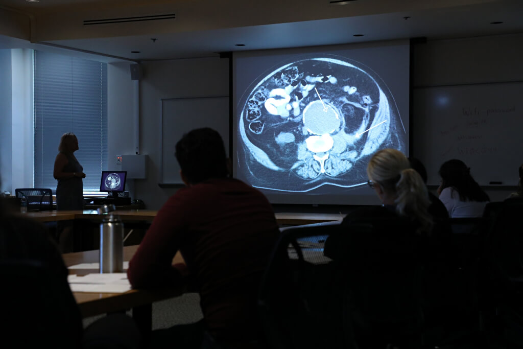 Photo image of nurses attending a recent Nurse Practitioner Bootcamp session at Monmouth University