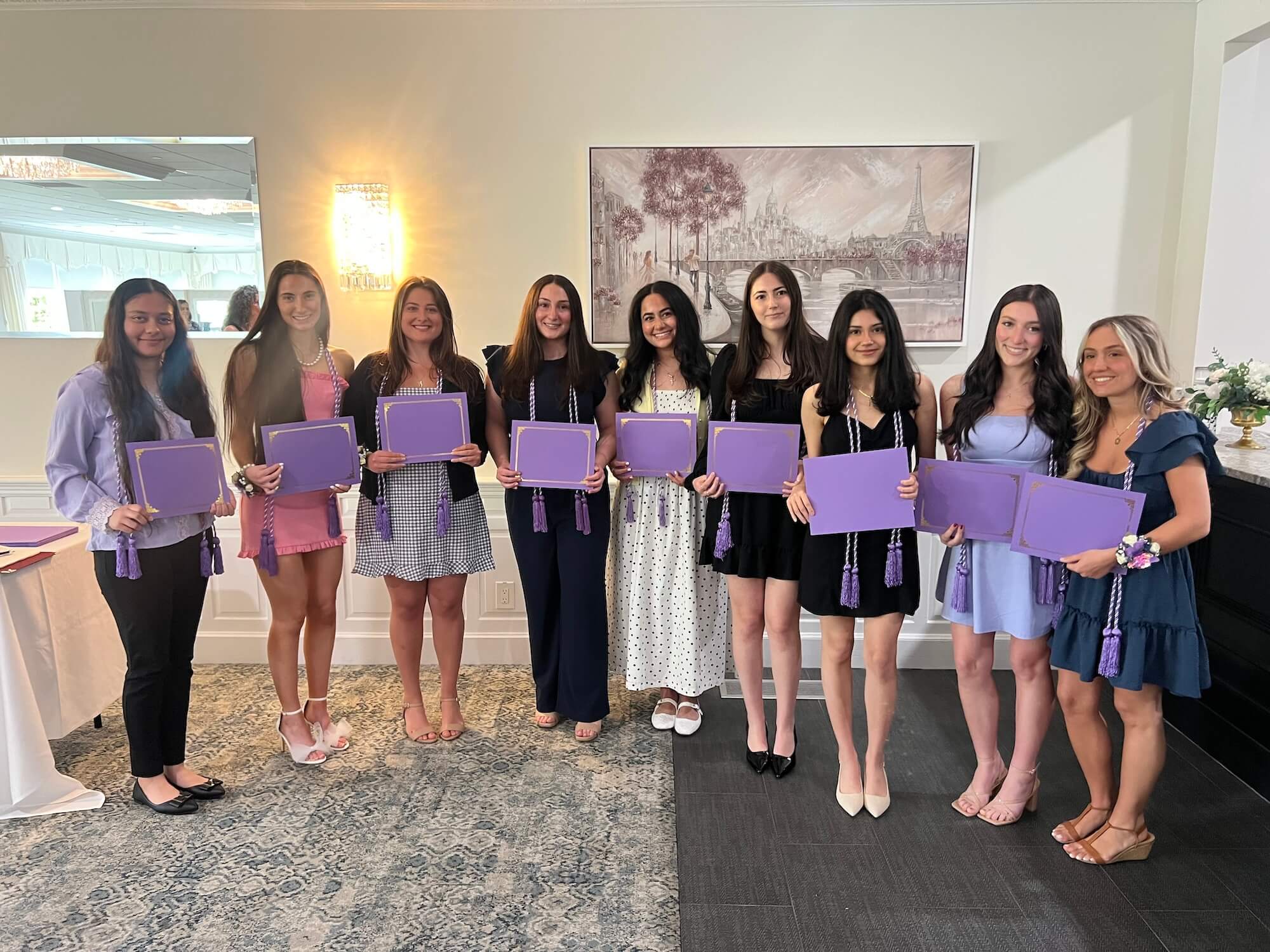 Group shot of the Nursing Honor Society 2026 Inductees