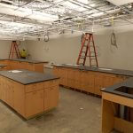 Click to View Science Building Construction Photo of New Chemistry Lab
