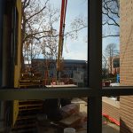 Click to View Science Building Construction Photo of More windows!