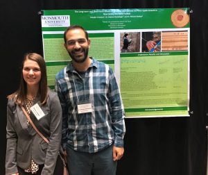 Photo of Pedram Daneshgar with student Jennifer Urmston