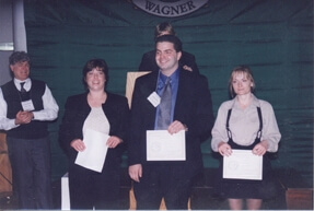 Group photo taken at Eastern Colleges Science Conference Award Ceremony