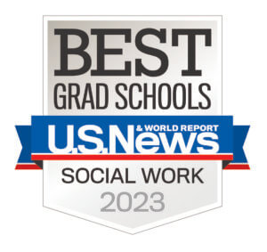 The U.S. News & World Report Best Grad Schools - Social Work 2023 badge