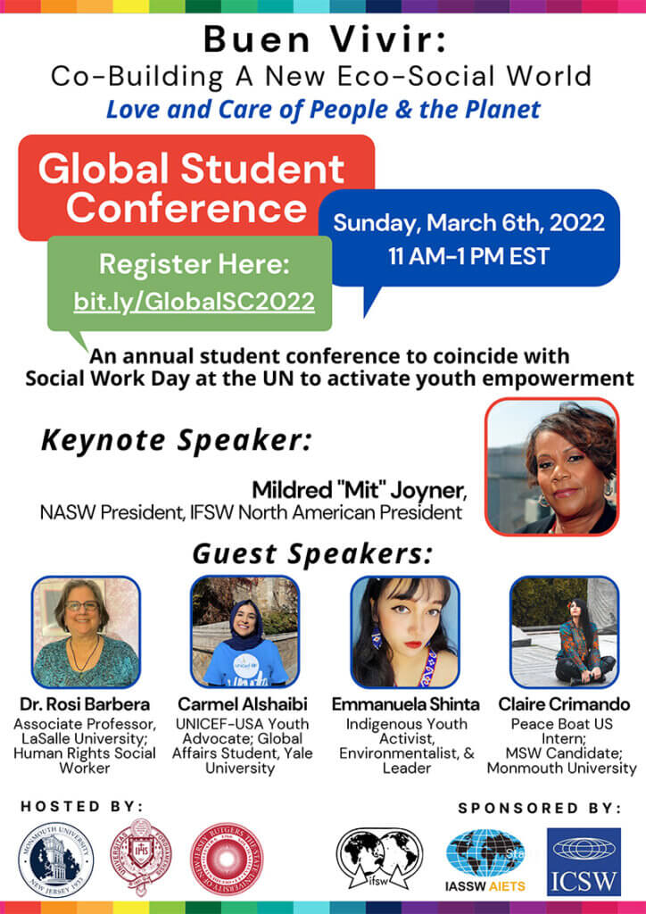 Global Student Conference Program for March 6, 2022. Click or tap to view and download