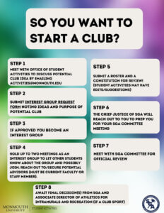 Cover image of flyer: So You Want to Start a Club? Click or tap image to view and download flyer.