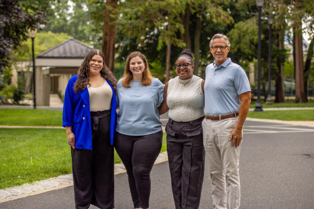 Photo of the 4 Student Engagement professionals