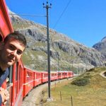 Photo of MU student on train tour in Italy- Click to view larger image