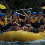 Photo of MU student group rafting in Italy- Click to view larger image