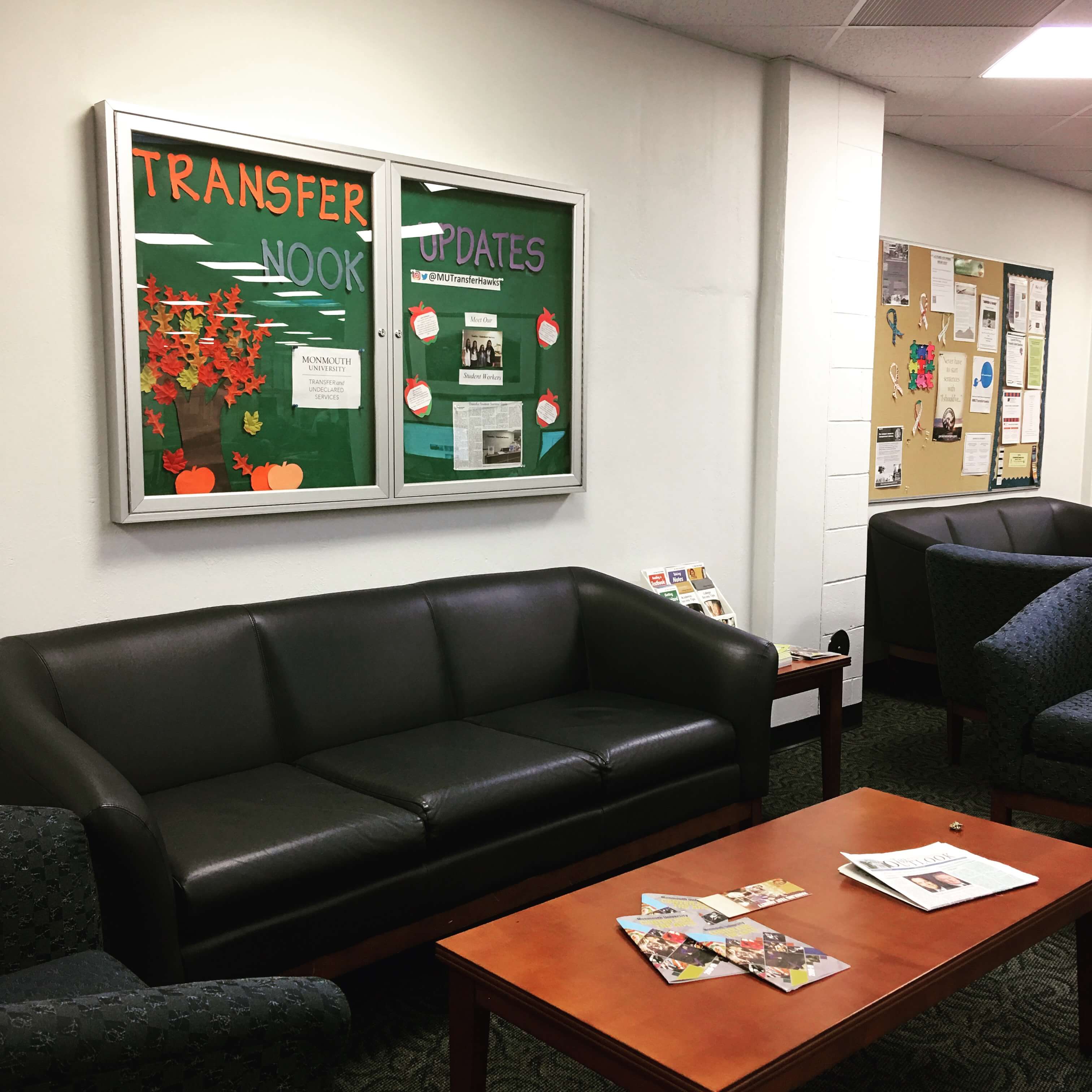 A photo of the transfer Student Nook