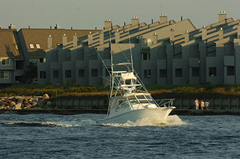 boat at inlet