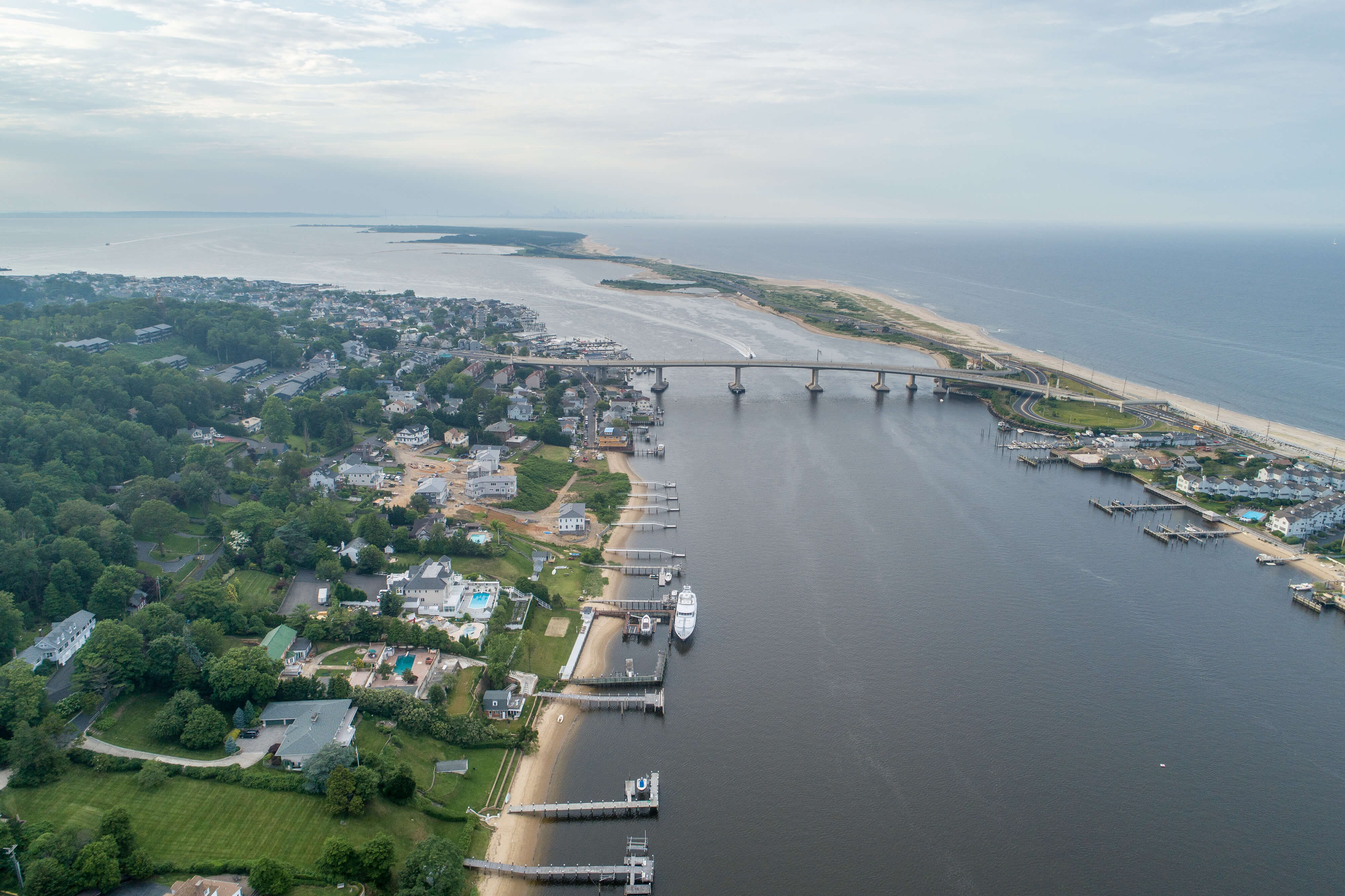 Aerial photo of Jersey Shore