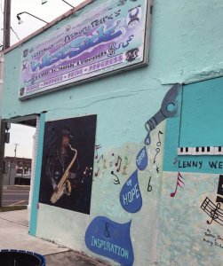 Photo of downtown storefront in Asbury Park, NJ