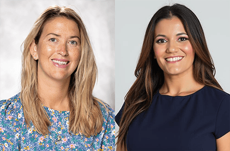 Photos of Rachel Forbes (left) and Falon Alo