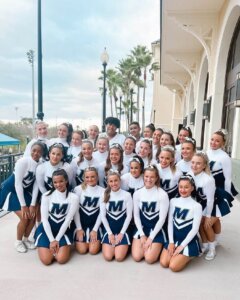 Congratulations to @MonmouthCheer for placing seventh in the nation at the UCA College Nationals competition! Our #Hawks placed 7 out of 23 for the Small Coed Gameday Division and 7 out of 16 for the All Girl Division I. #FlyHawks 💙