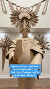 Cardboard meets art in this surprising yet inspiring exhibit! 🖼️ Experience The Cardboard Show: Beyond the Fold at the DiMattio Gallery inside Rechnitz Hall through March 22.🌟

Explore unique cardboard sculptures and art by @porktomic, @bradley.hoffer, and @jlstumpf.