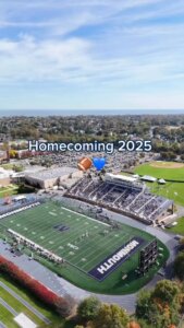 The #HawkFamily showed up and showed out for a great Homecoming! 💙🦅🔥

➡️ Monmouth takes the win over Stony Brook, 49–21! 🏈 #FlyHawks