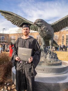 One chapter closes, another begins. Congratulations to the Class of 2026! 🎓💙 Take a look at some of our favorite moments from Winter Commencement. Full photo album @ 🔗 in our bio. #MonmouthGrad26