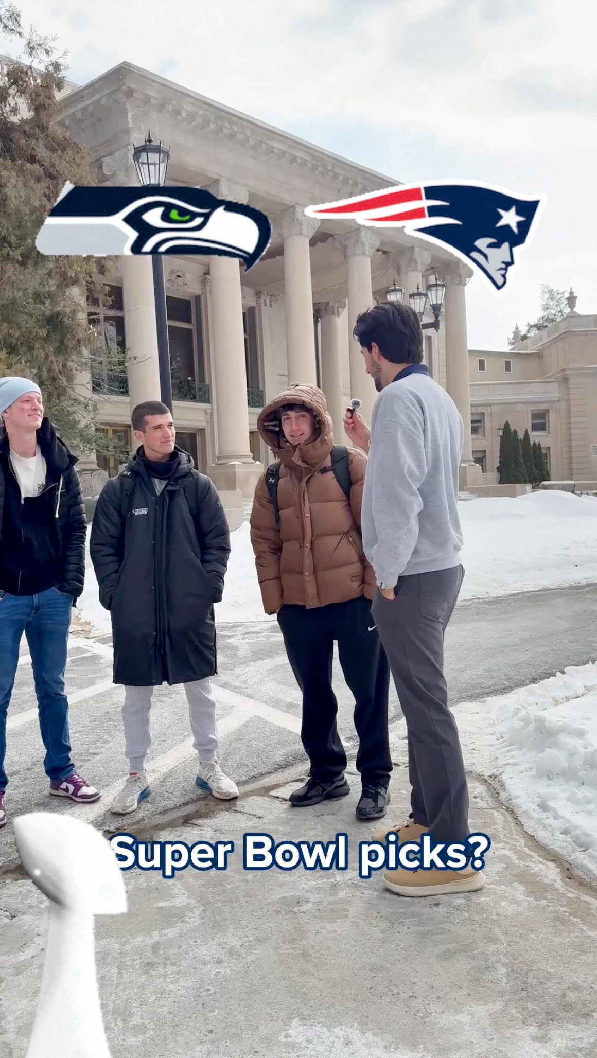 Patriots or Seahawks… who’s lifting the Lombardi? 🏈 🏆