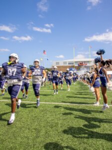 They show up for their teams, their classrooms, and this campus every single day. Happy Student-Athlete Day, Hawks. 💙 #FlyHawks