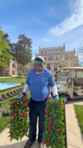 Our campus is their canvas. 🌺Shoutout to our Facilities team for making Erlanger Gardens look like this every spring. 💙