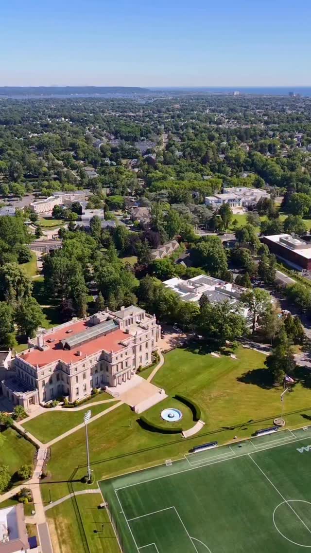 Summer looks good from up here. 💙 🦅 #CampusViews #MonmouthU