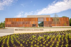 It’s hard to pick a favorite view. ✨ Step inside the Bruce Springsteen Center for American Music, where the sounds, stories, and influences that shaped the country come together in one place. Read more in #MonmouthUMag at the link in our bio.
