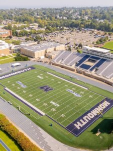 A little sneak peek at what’s new at Kessler. 👀🏈

We are so back. @muhawksfb vs. @sacredheartufb this Saturday. 💙
#FlyHawks
